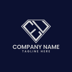 Simple Letter Logo in Diamond Frame