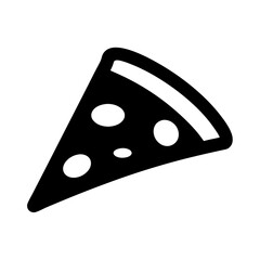 Delicious Pizza Slice Icon Graphic Design Illustration for Food Menu Restaurant Website