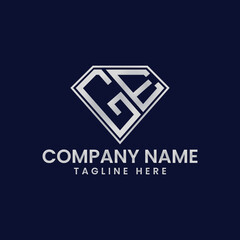 Simple Letter Logo in Diamond Frame