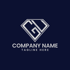 Simple Letter Logo in Diamond Frame