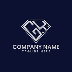 Simple Letter Logo in Diamond Frame