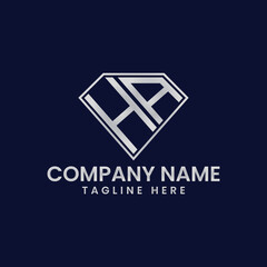 Simple Letter Logo in Diamond Frame