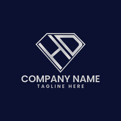 Simple Letter Logo in Diamond Frame