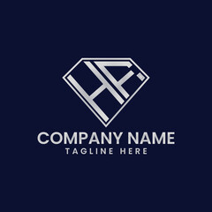 Simple Letter Logo in Diamond Frame
