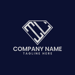 Simple Letter Logo in Diamond Frame