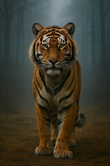 Obraz premium Bengal Tiger in the Mist