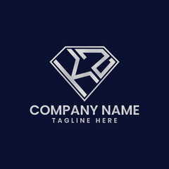 Simple Letter Logo in Diamond Frame