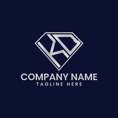 Simple Letter Logo in Diamond Frame