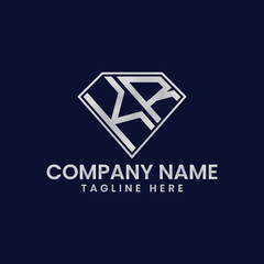 Simple Letter Logo in Diamond Frame