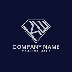 Simple Letter Logo in Diamond Frame