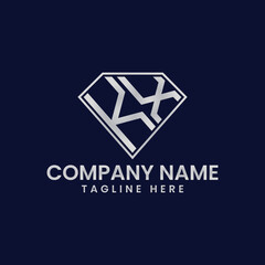 Simple Letter Logo in Diamond Frame