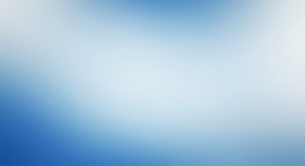Fototapeta premium Abstract light blue and white blurred gradient background with smooth transition effect