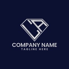 Simple Letter Logo in Diamond Frame