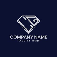 Simple Letter Logo in Diamond Frame