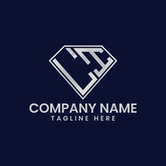 Simple Letter Logo in Diamond Frame