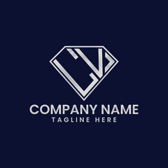 Simple Letter Logo in Diamond Frame