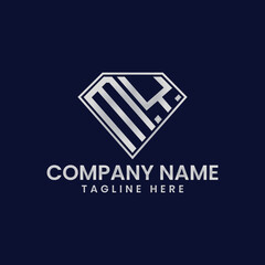 Simple Letter Logo in Diamond Frame