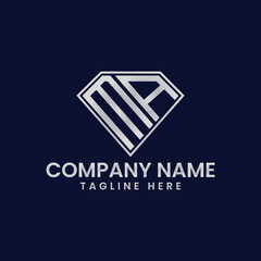 Simple Letter Logo in Diamond Frame