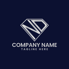 Simple Letter Logo in Diamond Frame