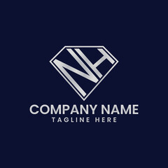 Simple Letter Logo in Diamond Frame