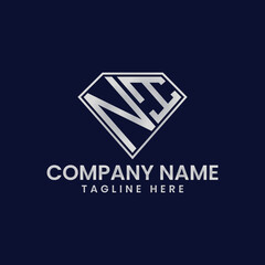 Simple Letter Logo in Diamond Frame