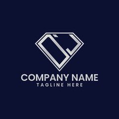 Simple Letter Logo in Diamond Frame