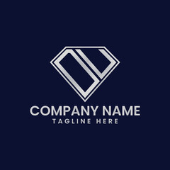 Simple Letter Logo in Diamond Frame