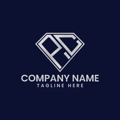 Simple Letter Logo in Diamond Frame