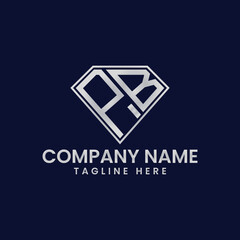 Simple Letter Logo in Diamond Frame