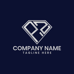 Simple Letter Logo in Diamond Frame