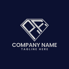 Simple Letter Logo in Diamond Frame