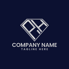 Simple Letter Logo in Diamond Frame