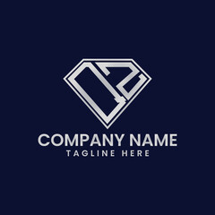 Simple Letter Logo in Diamond Frame