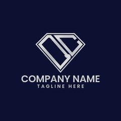 Simple Letter Logo in Diamond Frame