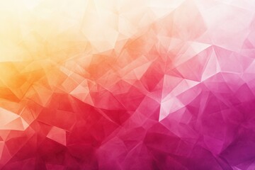 Naklejka premium Abstract polygonal design with gradient from yellow to pink and purple color scheme illustration