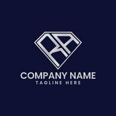 Simple Letter Logo in Diamond Frame