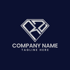 Simple Letter Logo in Diamond Frame