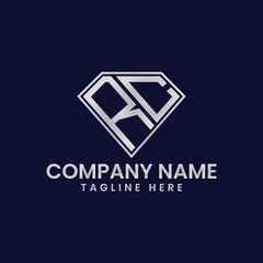 Simple Letter Logo in Diamond Frame