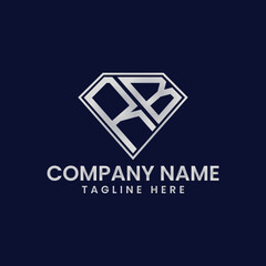 Simple Letter Logo in Diamond Frame