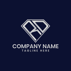 Simple Letter Logo in Diamond Frame