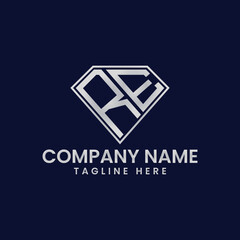 Simple Letter Logo in Diamond Frame