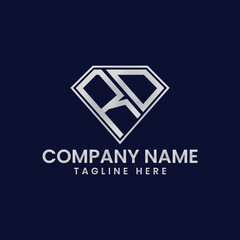 Simple Letter Logo in Diamond Frame