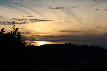 夕方の空