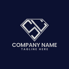 Simple Letter Logo in Diamond Frame