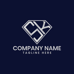 Simple Letter Logo in Diamond Frame