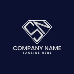 Simple Letter Logo in Diamond Frame