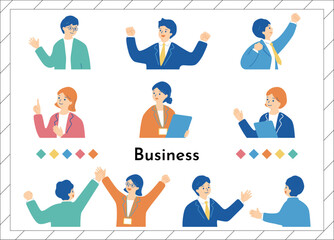 ビジネスシーン人物素材集