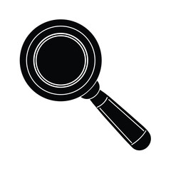 Magnifying glass graphic for kindergarten discovery and science theme
