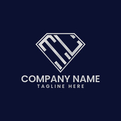 Simple Letter Logo in Diamond Frame