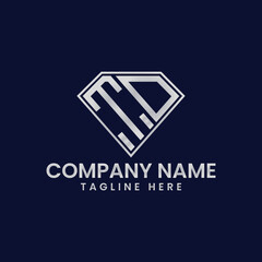Simple Letter Logo in Diamond Frame